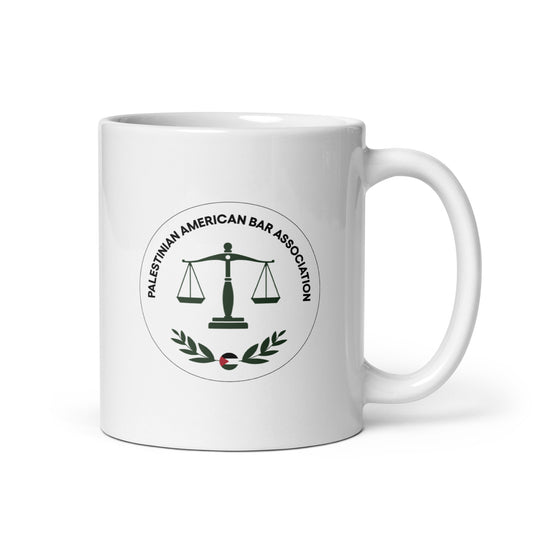 PABA 11 oz. White glossy mug
